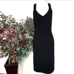 NWT Donna Morgan Beaded Black Dress